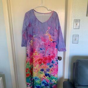 NWT Floral Multicolor Dress size M